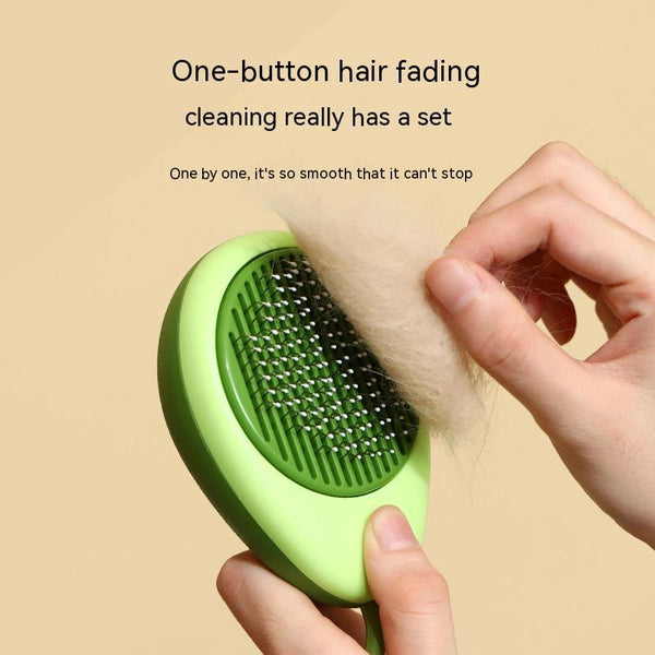 Cat Brush Hair Remover Cleaning Avocado Shaped Dog Grooming Tool